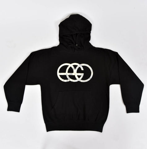 Black Hoodie with Chrome EGO Logo