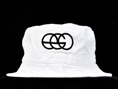 White EGO Bucket Hat